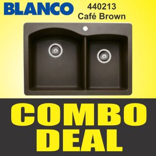 Blanco Kitchen Sink 440213 Composite Granite Cafe Brown 511 609