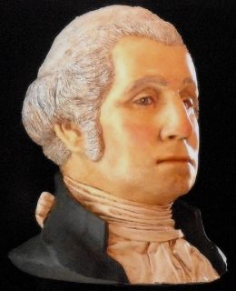 George Washington Scuplture Full Size Full Color Bust