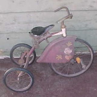 Original Colson Mickey Mouse Velocipede Tricycle RARE