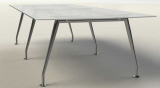  GLASS CONFERENCE ROOM TABLE, 6   16 Boardroom Meeting Office Table