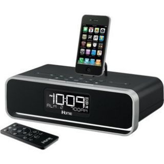  iD91BZC Dual Alarm Stereo Clock Radio Dock FM for iPad iPhone iPod