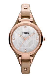 Fossil Georgia Leather Strap Watch