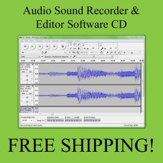 Music Audio Studio Recording Editing Sound Software CD For PC and MAC