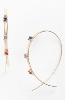 Lana Jewelry Small Ombré Upside Down Hoop Earrings