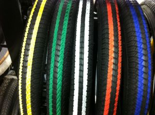 Bicycle Tires 20 x 1 95 Color Black Color Beach Cruiser Lowrider