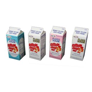  Popcorn Cotton Candy Sugar Floss Four Pack Concession Supplies