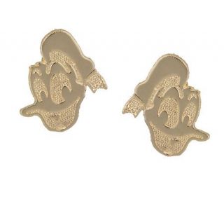Disney Donald Duck Stud Earrings 14K Gold —