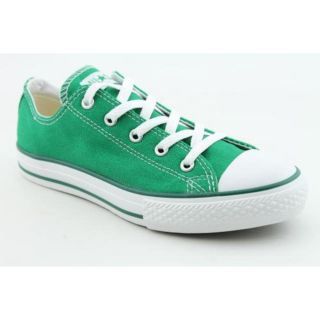 Converse Chuck Oxford Youth Kids Boys Size 2 Green Athletic Sneakers