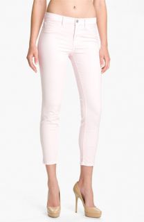 J Brand Crop Stretch Jeans (Baby Pink)