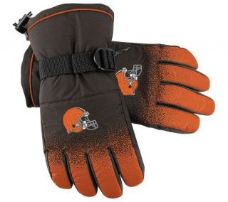 NFL Cleveland Browns 2009 Sideline Player Winter Gloves —