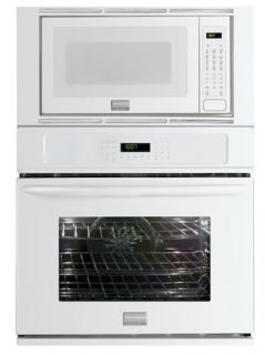 NEW Frigidaire 30 Inch White Microwave Wall Oven Combo FGMC3065KW