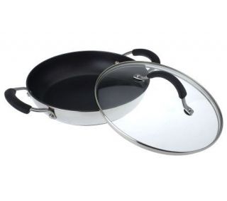 CooksEssentials Premier 18/10 Stainless Steel 10 Covered Everyday Pan 