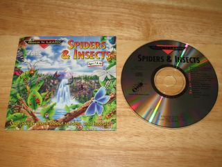  Learn Spiders & Insects Music Audio CD 1999 RL955 Conroe TX 10 Tracks