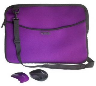 Reversible 15.6 Notebook Case & Targus Switch Lid Wireless Mouse