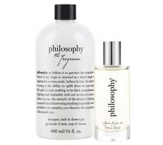philosophy the fragrance 16 oz shower gel & spray —