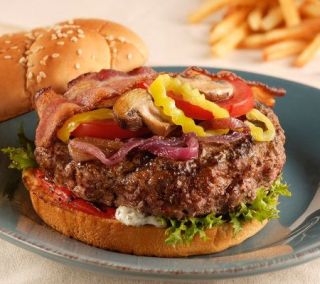 Kansas City Steak Company (16) 1/2lb Bacon Cheddar Burgers —