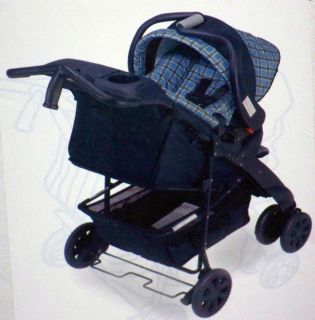 Evenflo Comfort Plus Travel System Stroller Car Seat Combo Ocean Mist