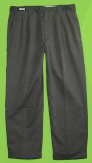 Savane Comfort Plus Waistband Flex Sz 36 x 30 Mens Gray Dress Pants
