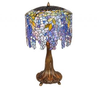 Royal Palace Handcrafted Blue Wisteria 26 Table Lamp —