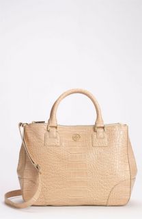 Tory Burch Robinson Croc Embossed Tote