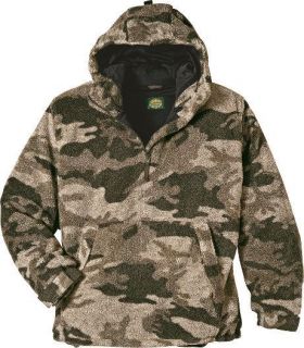 Cabelas Outfitters Fleece WindShear Pullover Berber Pile Outfitter