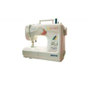 White 35 Stitch Function Sewing Machine w/ Built in Buttonhole