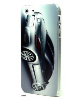 Cool Silver Racing Car Artistic Plastic Cover Case Skin for iPhone 5