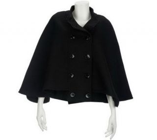 KZ by Karen Zambos Double Breasted Cape   A226719