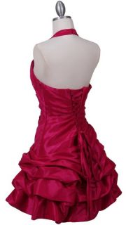  HOMECOMING DRESS PLUS SIZE ADJUSTABLE STRAP HALTER TOP PROM COCKTAIL