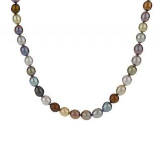   FreshwaterPearl Multi color 18 Necklace Sterling Clasp —