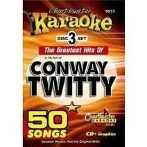 Conway Twitty Chartbuster Karaoke 5073 50 Songs on 3 CD G Discs CD5073
