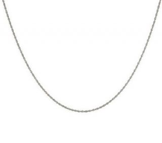20 Solid Polished Rope Chain Necklace 14K Gold —