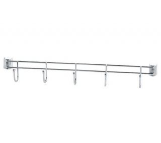 Alera Wire Shelving Hook Bars, 24, Silver   2Pack —