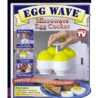 New Microwave Oven 4 Egg Cooker Wave with Egg Separator