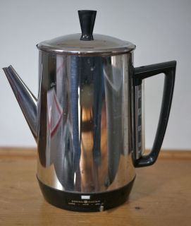 Vintage GE 21P33 Automatic Percolator Only 10 Cup Stainless Steel