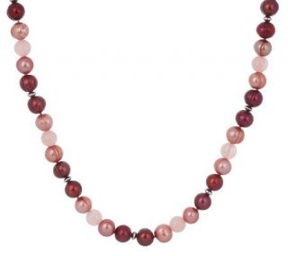 Honora Cultured FreshwaterPearl 18 Raspberry Ice Necklace —