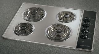  30 30 inch Stainless Electric Coil Stovetop Cooktop FEC30C4AC