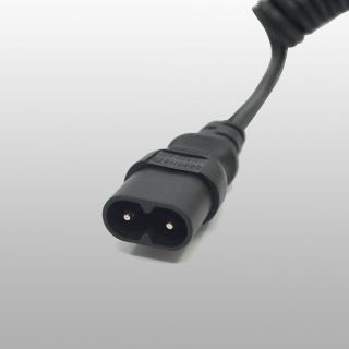 6ft coiled cord, IEC 320 C7 to IEC 320 C8, C7 to C8 extension cord