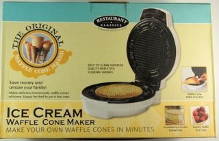 New Smart Planet Ice Cream Waffle Cone Maker