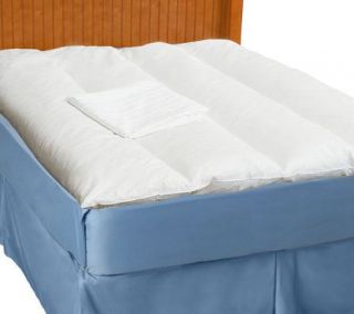 Northern Nights Presidents Twin Featherbed with Cover —