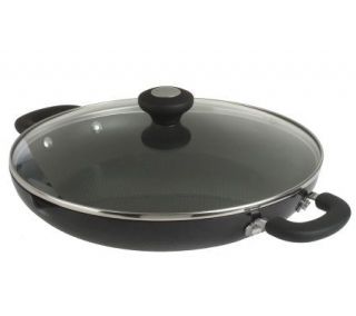 CooksEssentials Porcelain Enamel 12 Covered Everyday Pan —