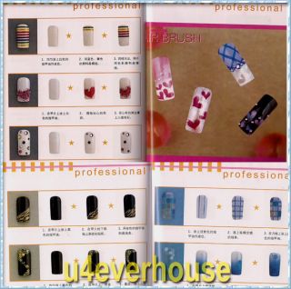 Nail Art Design Color Step by Step Technique Guide Book