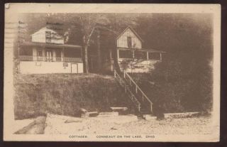 Postcard Conneaut Oh Lake Cottages 1920S