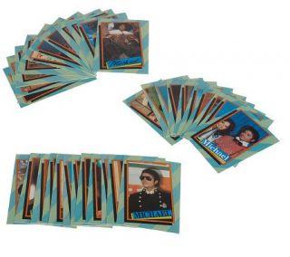 Michael Jackson Set of 33 TradingCards by Topps —