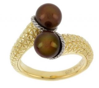 Andrea Ventura 14K Clad Cultured Pearl Bypass Ring —