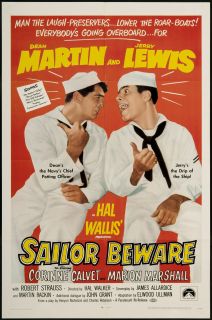 Sailor Beware 1968 re Release U s One Sheet Movie Poster