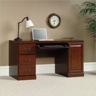 hill computer credenza 238817 sauder heritage hill collection computer