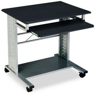 New Black Mobile Computer PC Workstation Desk Tray