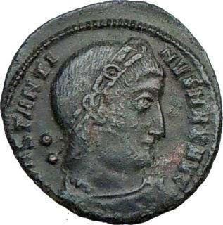 Constantine I The Great 335AD Ancient Authentic Genuine Roman Coin