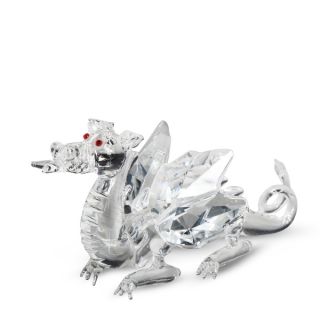 Crystal Mystic Dragon Collectible Figurine Free Swarovski Prism